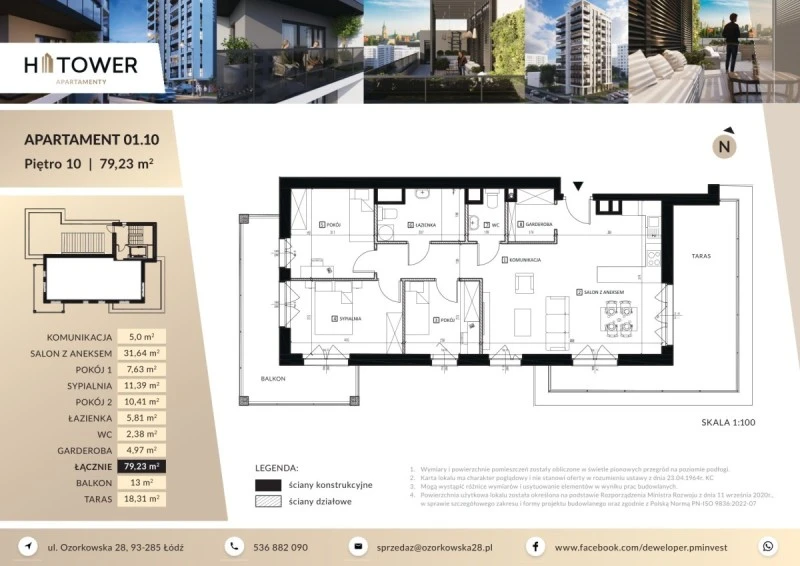 Rzut Apartament 03.10