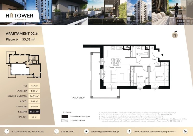 Rzut Apartament 02.6